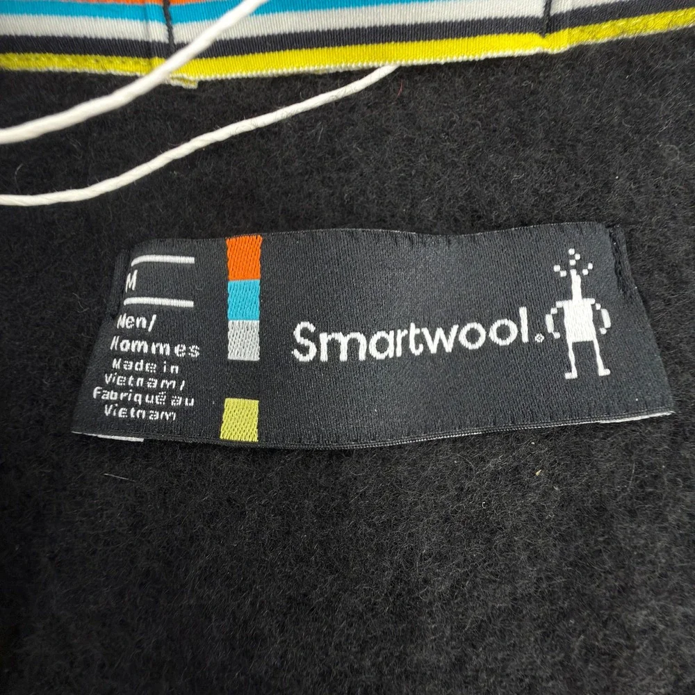 NWT Smartwool Hudson Trail Vest Mens Medium Black Fleece SW016518001-M Outdoors